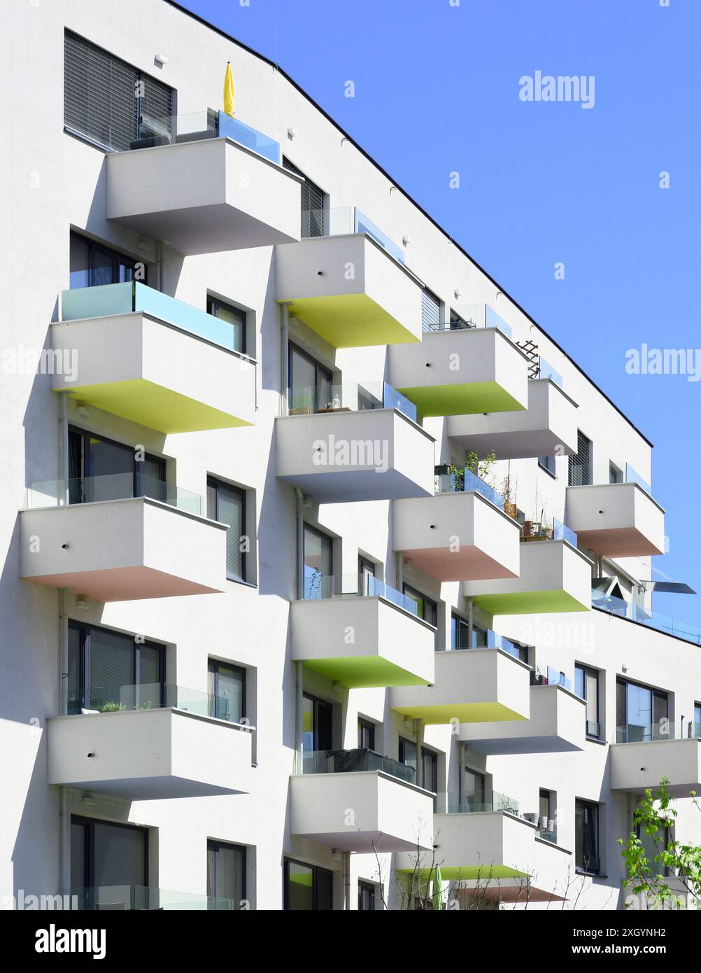 Vienna, Austria - 4D4 housing development by AWZT (Albert Wimmer Stock ...