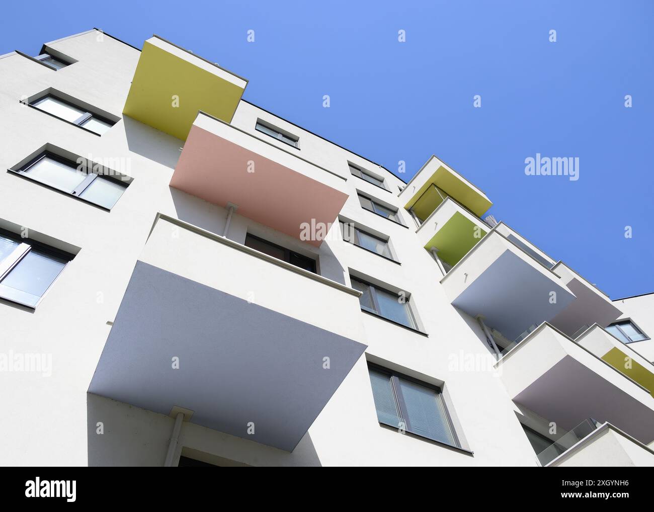 Vienna, Austria - 4D4 housing development by AWZT (Albert Wimmer Stock ...