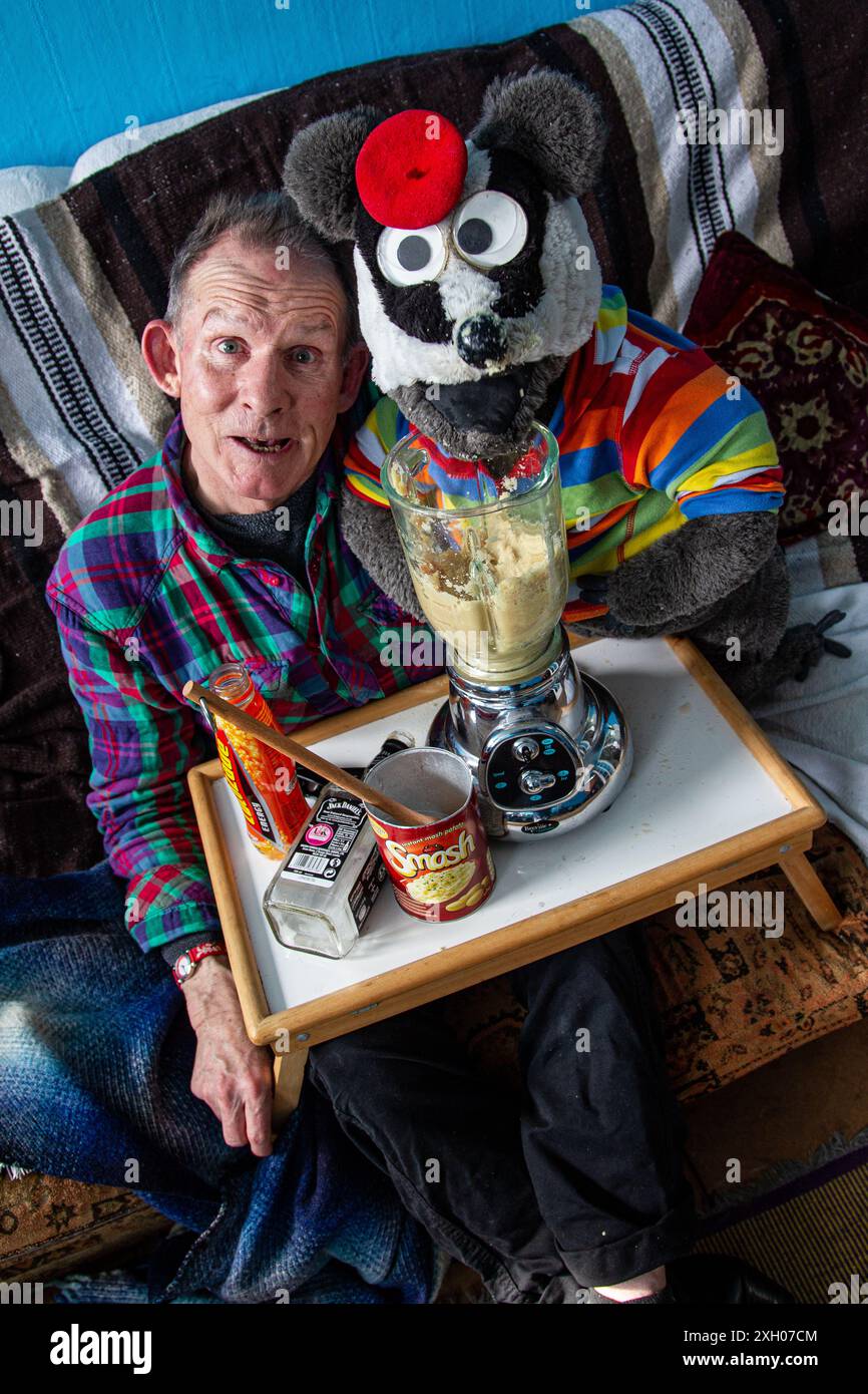 Bodger and Badger Bodger & Badger portraits Stock Photo