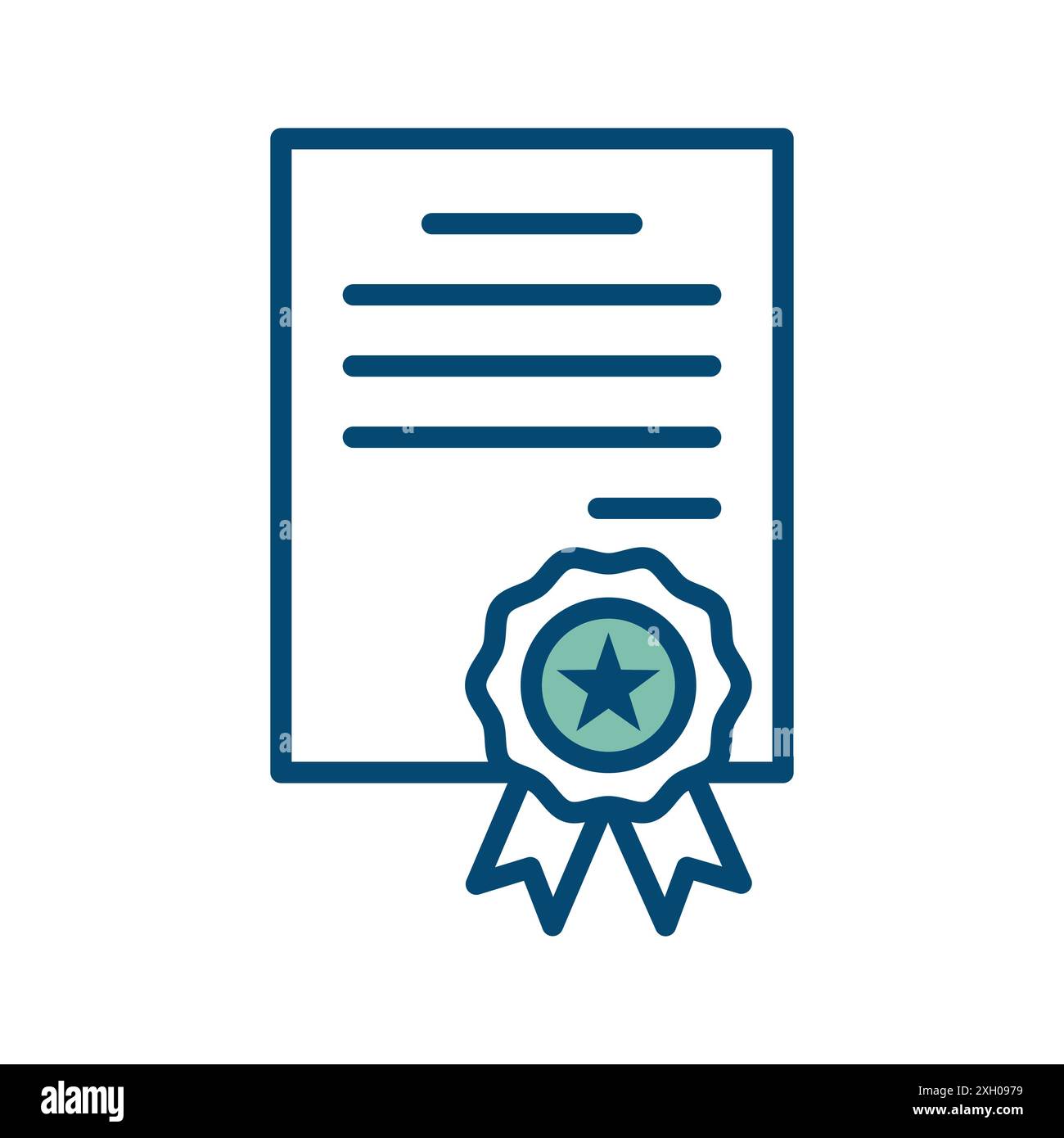 award - medal icon vector design template in white background Stock Vector