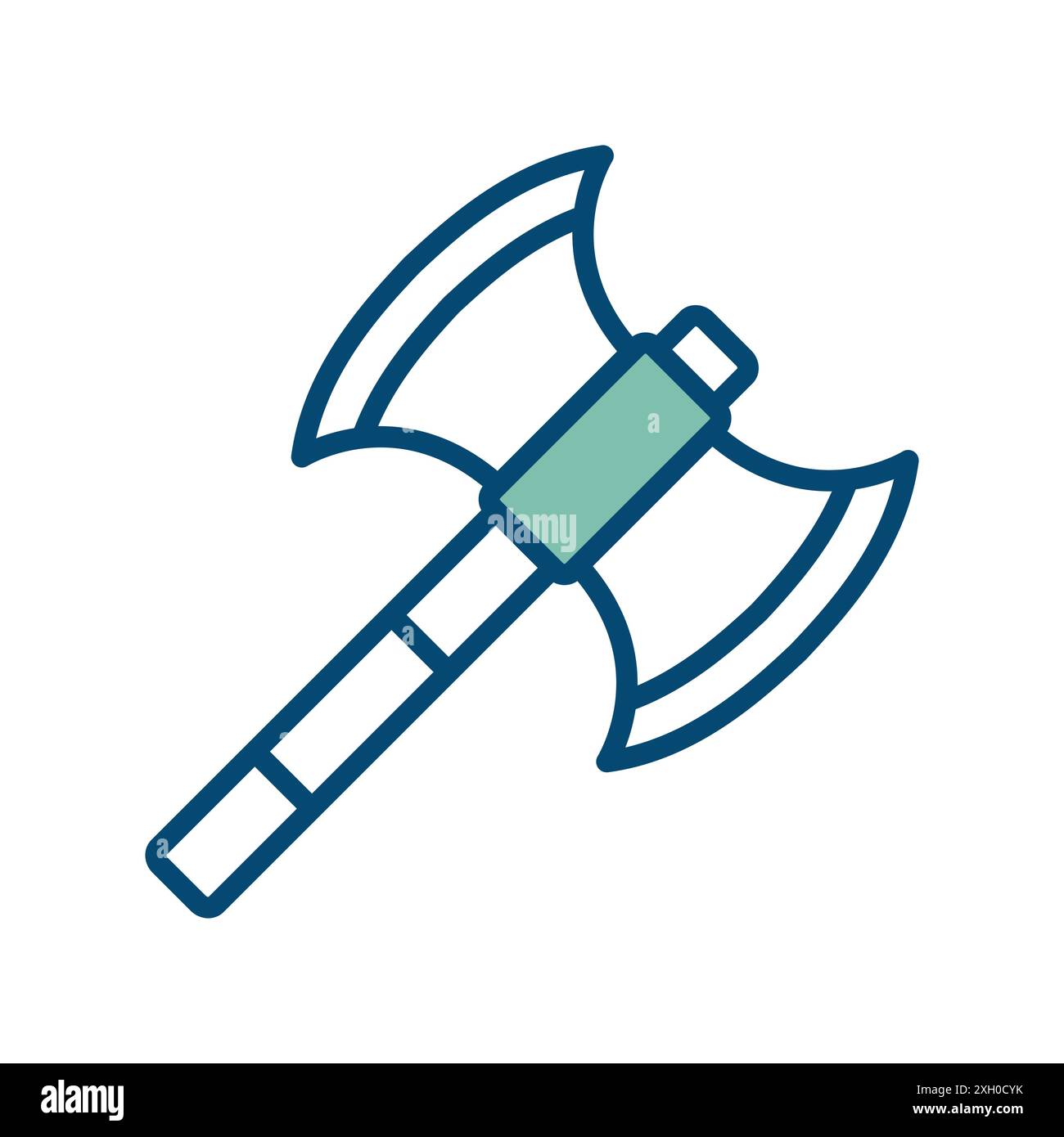 axe icon vector design template in white background Stock Vector