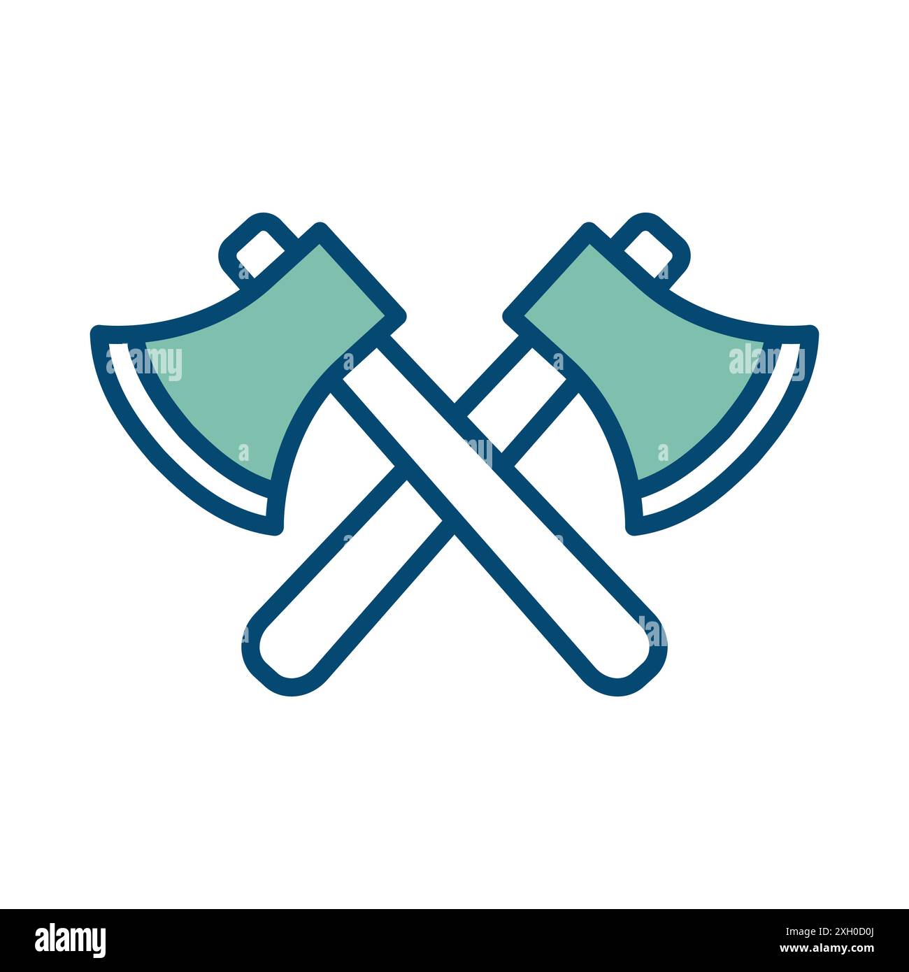 axe icon vector design template in white background Stock Vector