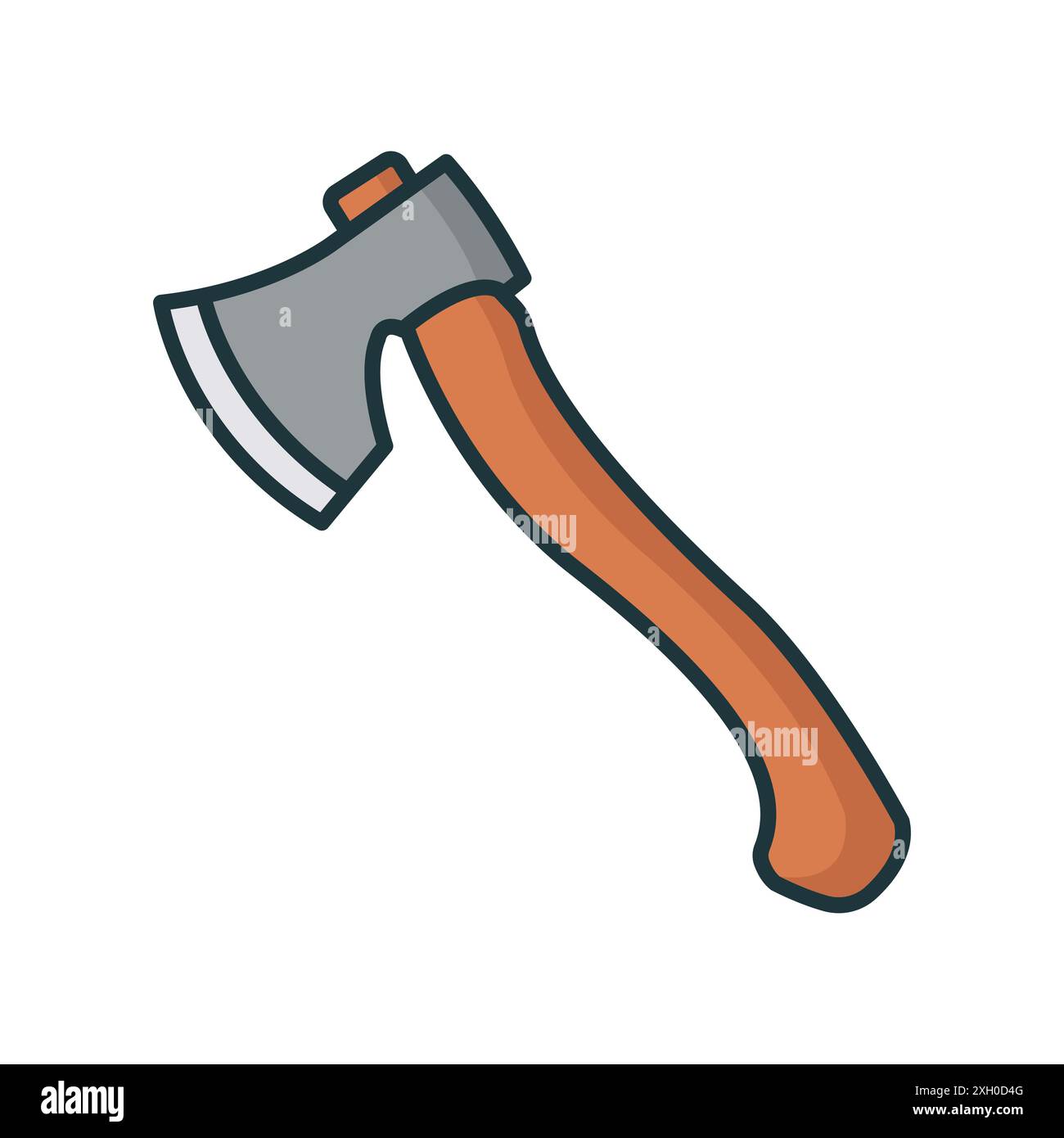 axe icon vector design template in white background Stock Vector
