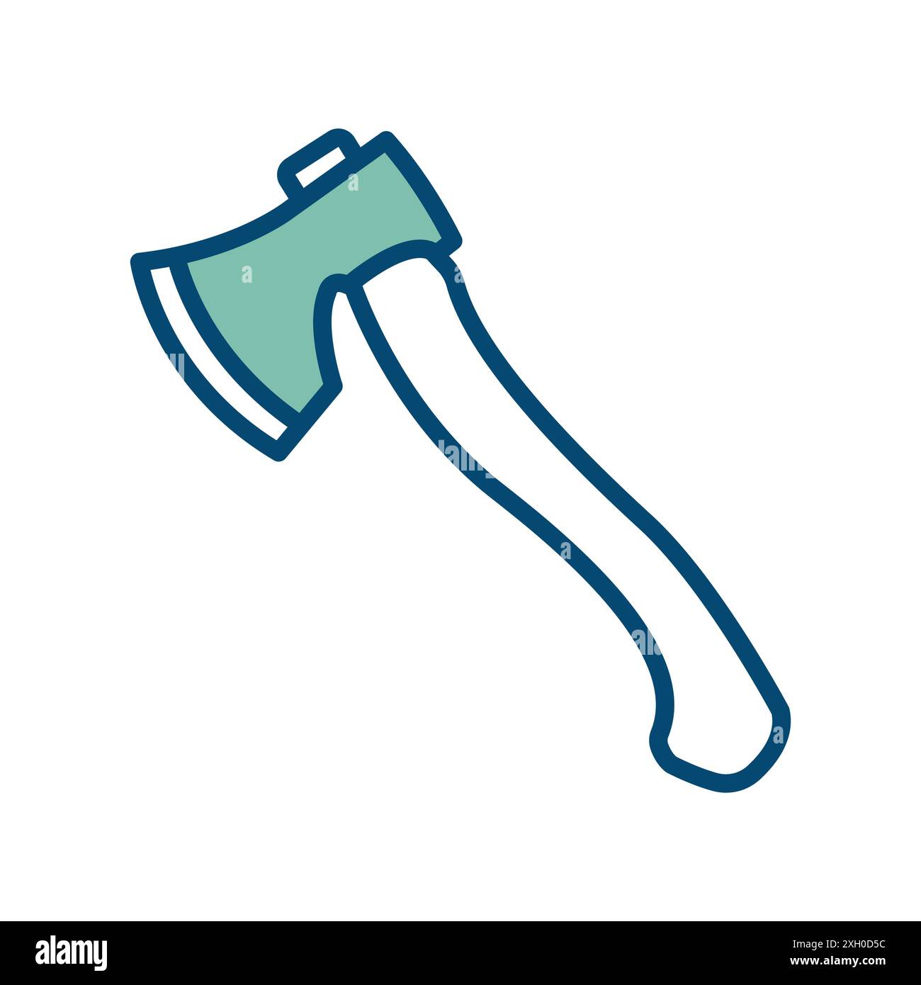 axe icon vector design template in white background Stock Vector