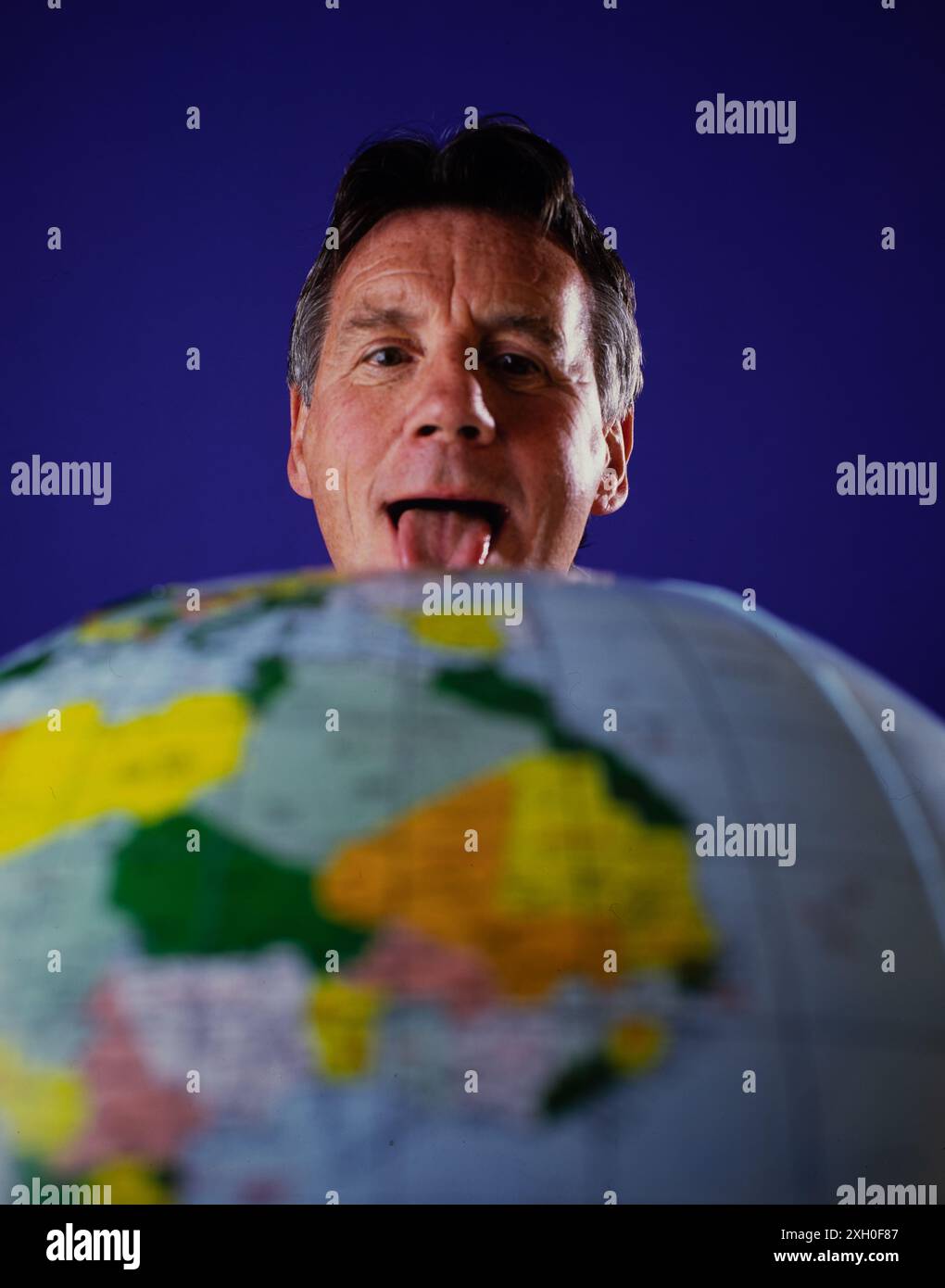 Michael Palin of Monty Python Studio Portrait session. Stock Photo