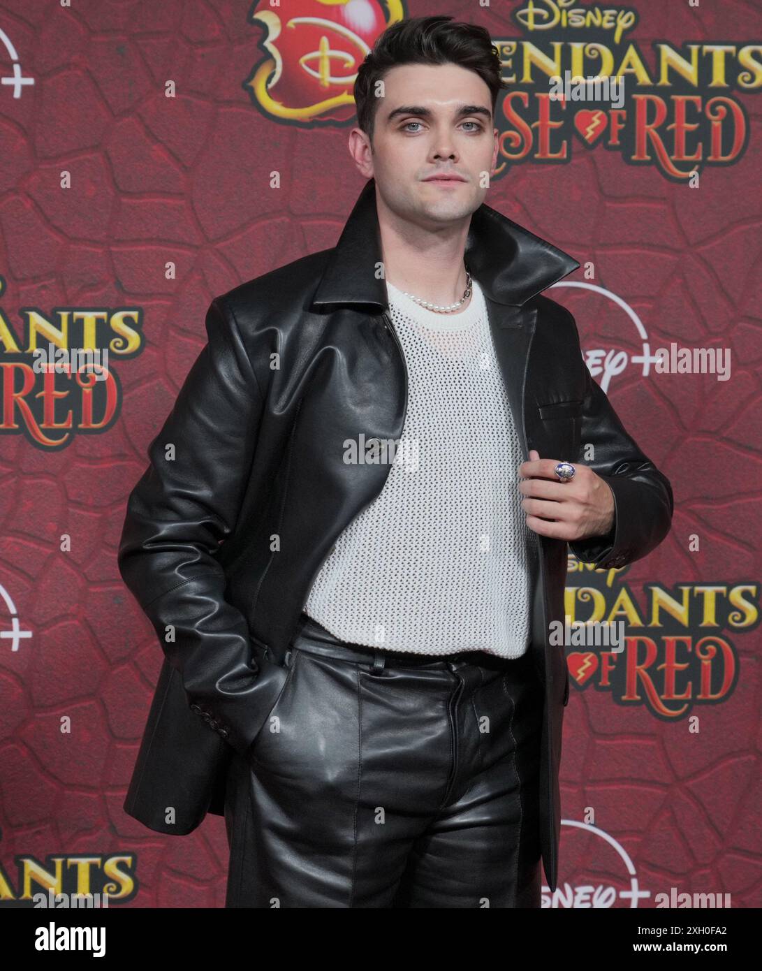 Los Angeles, USA. 10th July, 2024. Anthony Pyatt arrives at the Disney