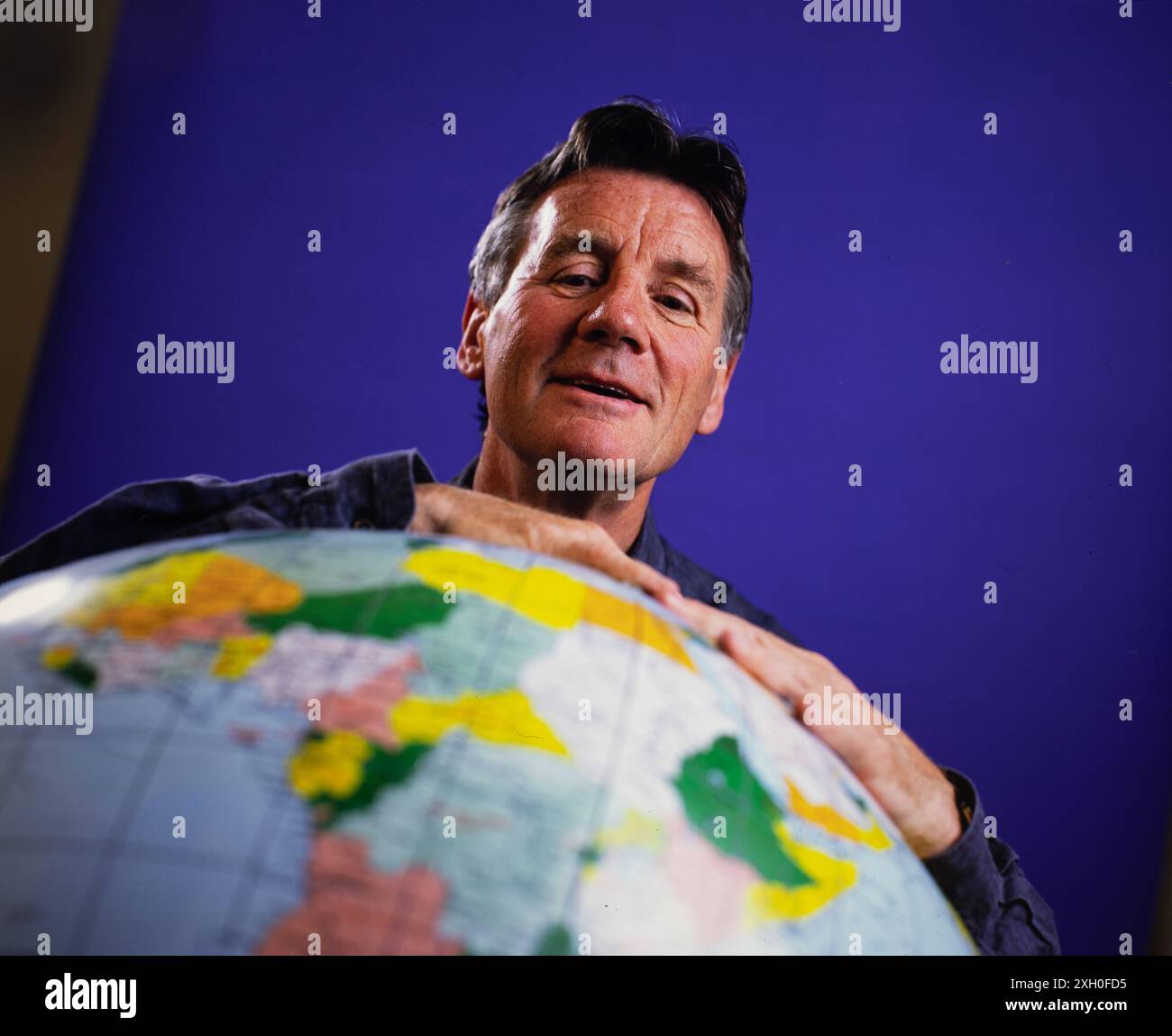 Michael Palin of Monty Python Studio Portrait session. Stock Photo