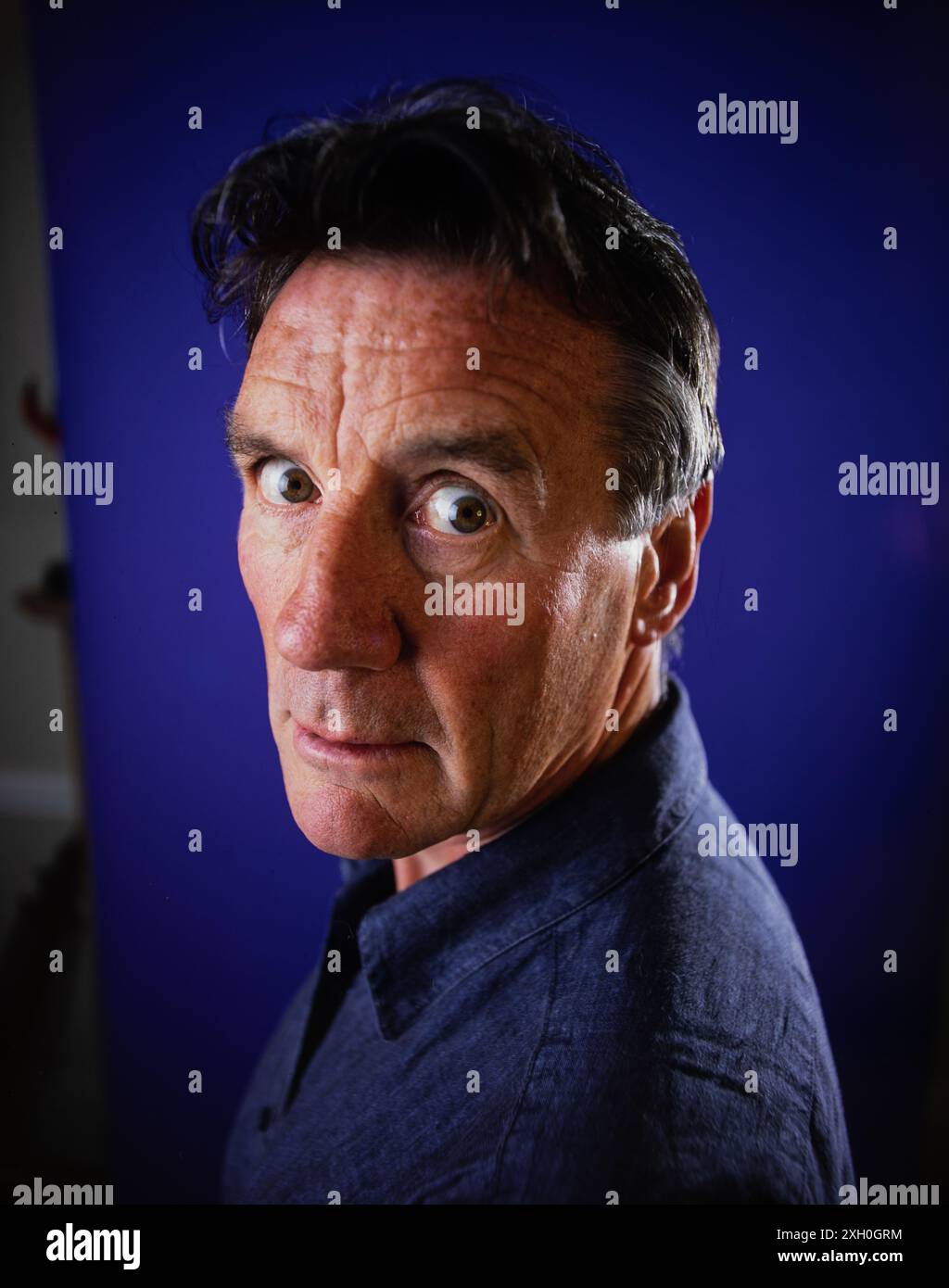 Michael Palin of Monty Python Studio Portrait session Stock Photo - Alamy