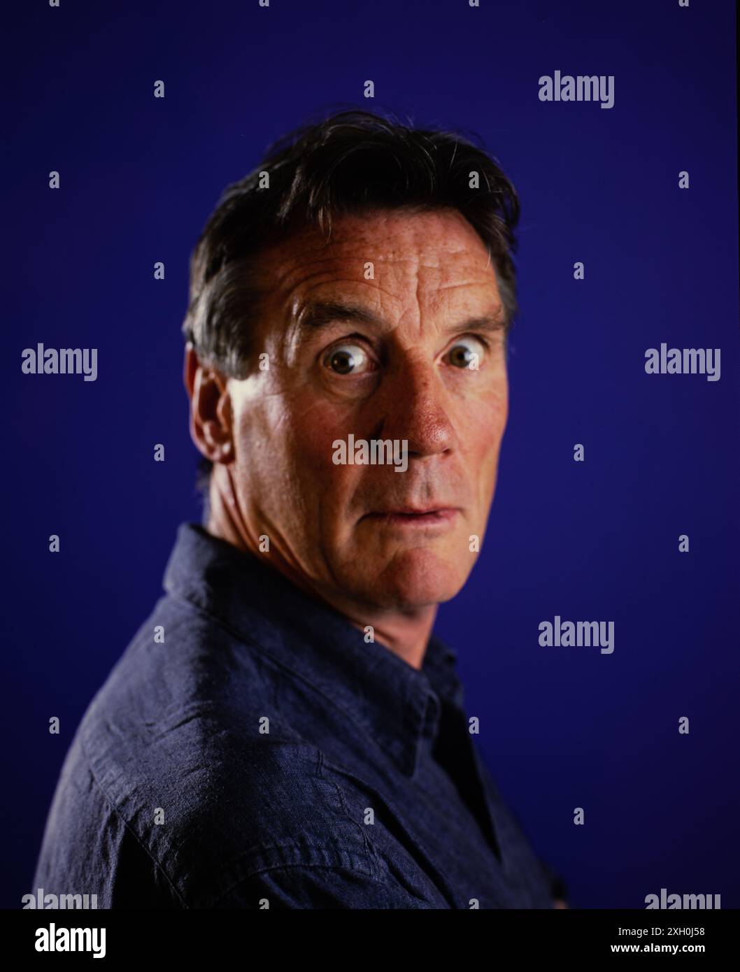 Michael Palin of Monty Python Studio Portrait session Stock Photo - Alamy