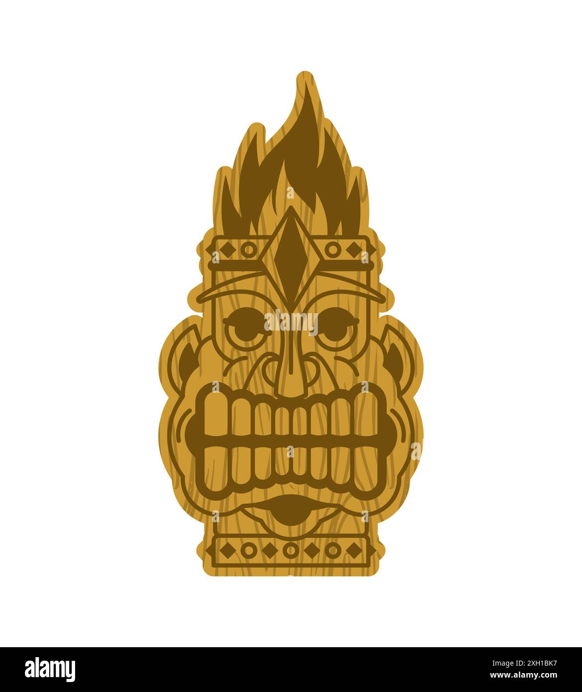 Wooden idol sign, graven image symbol Stock Vector Image & Art Alamy