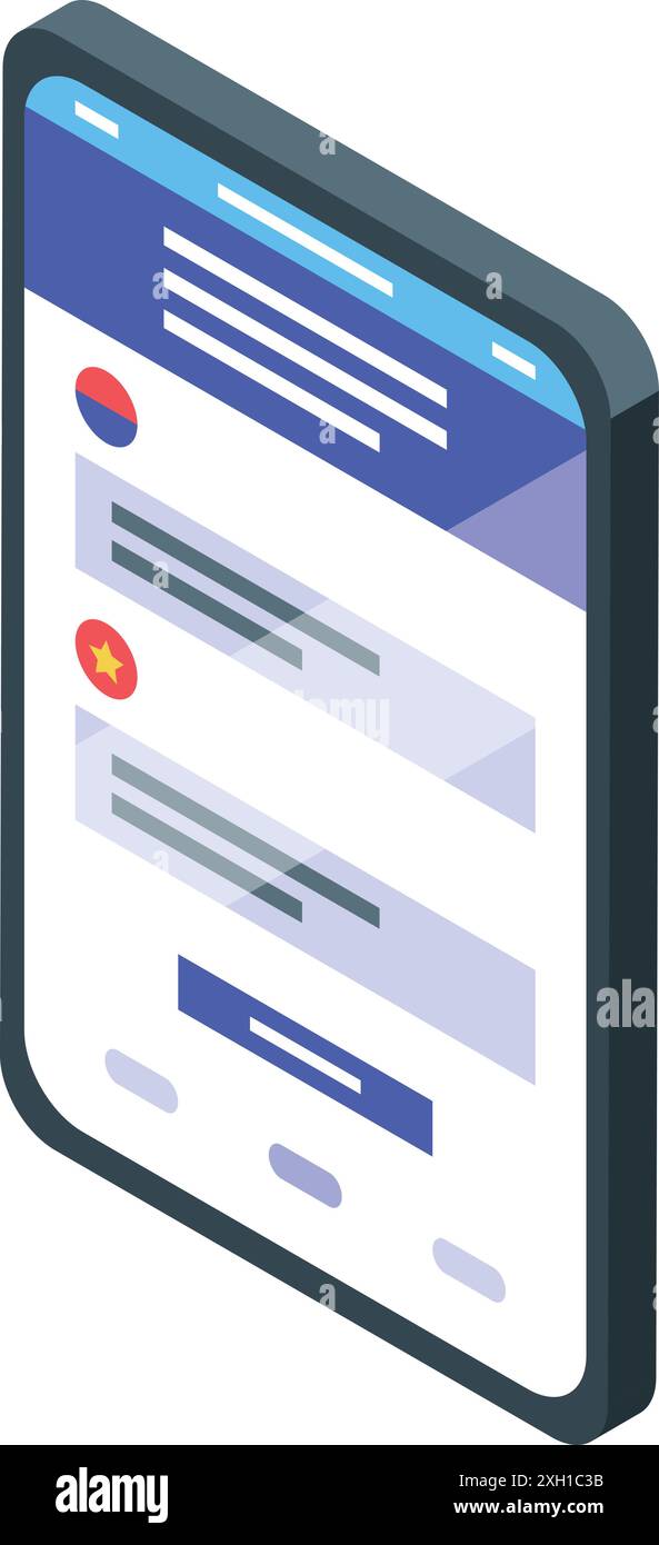 Language learning app interface on a smartphone, enabling users to ...