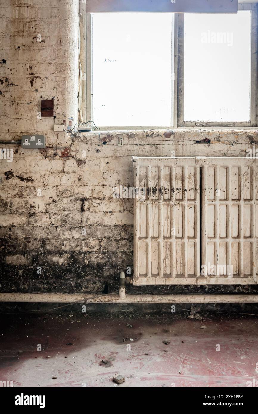 Interior shots of an abandoned Victorian building in South London Stock Photo