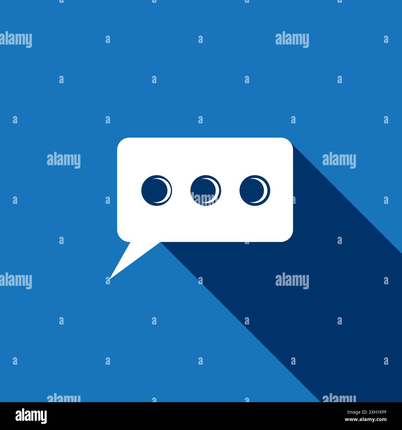 speech bubble icon vector design illustration logo template Stock Vector