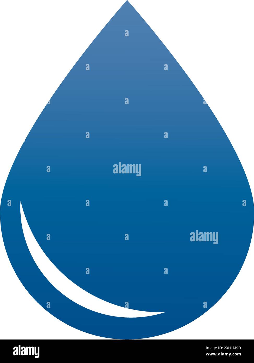 water drop logo vector illustration icon design Stock Vector