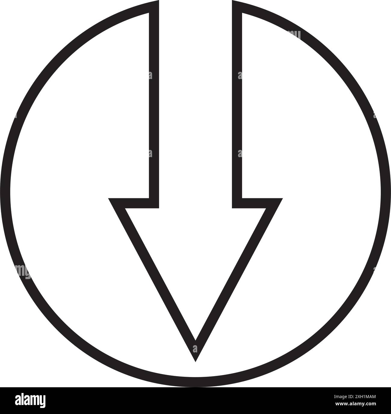 download icon vector illustration simple design Stock Vector
