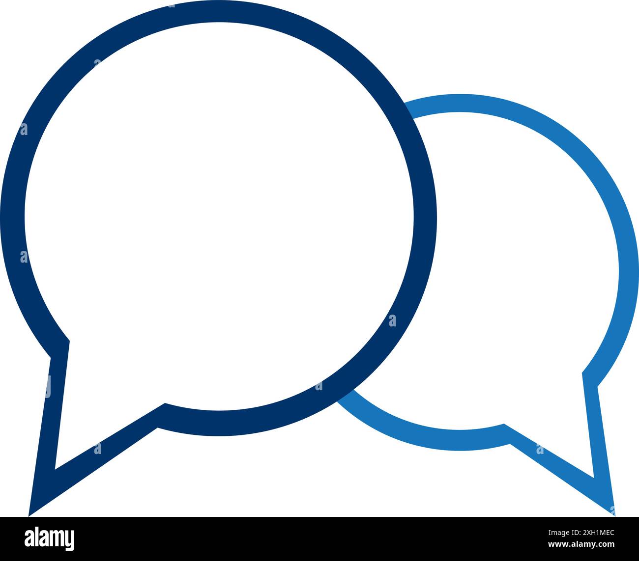 speech bubble icon vector design illustration logo template Stock Vector