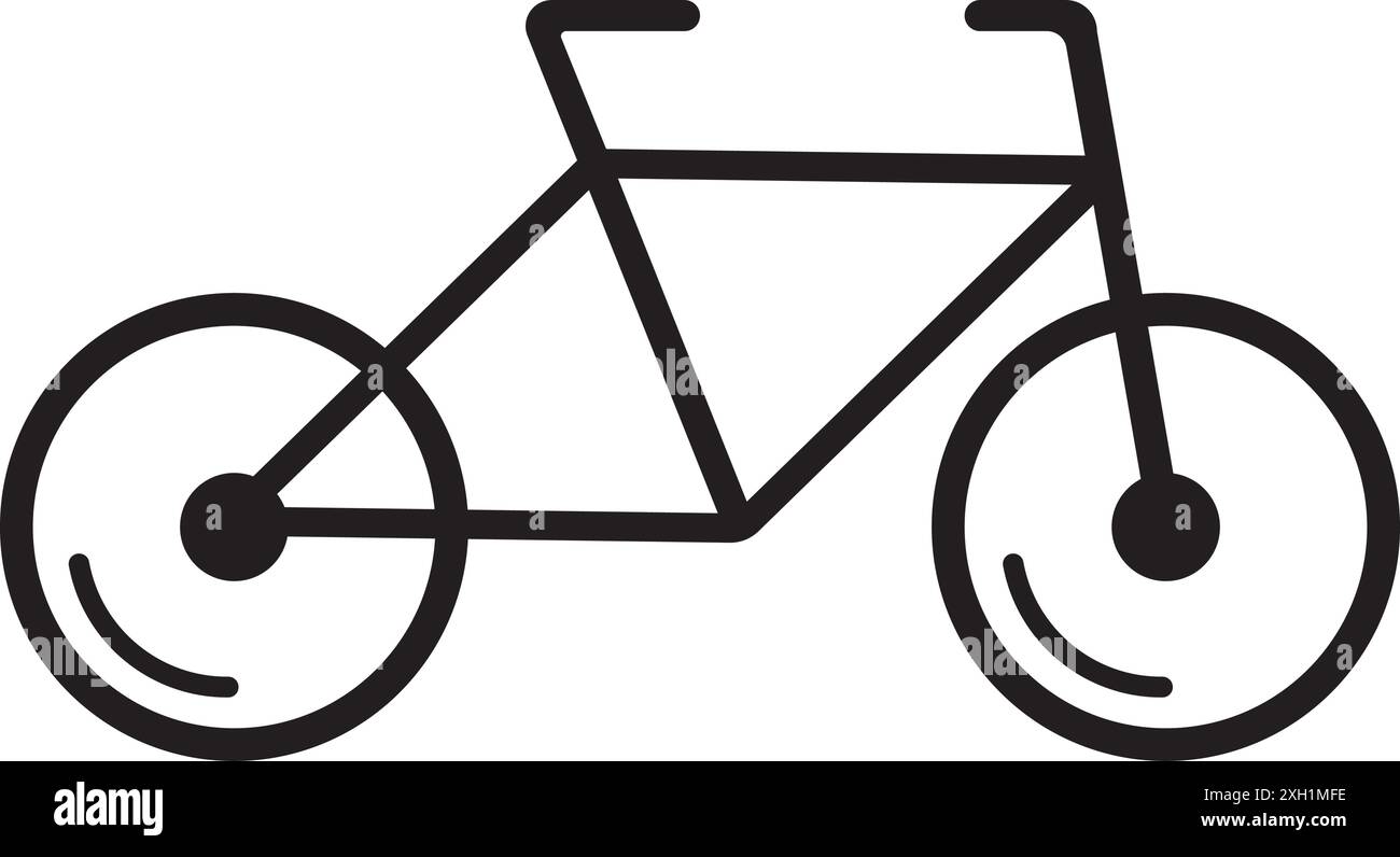 bike icon vector illustration logo design Stock Vector