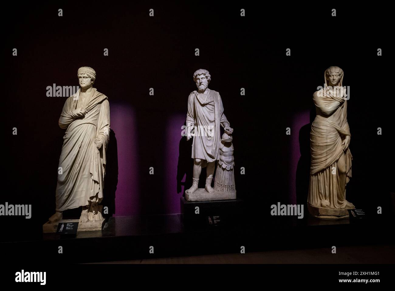 Ancient Greek sculptures, Archaeological Museum, Istanbul, Turkey Stock Photo