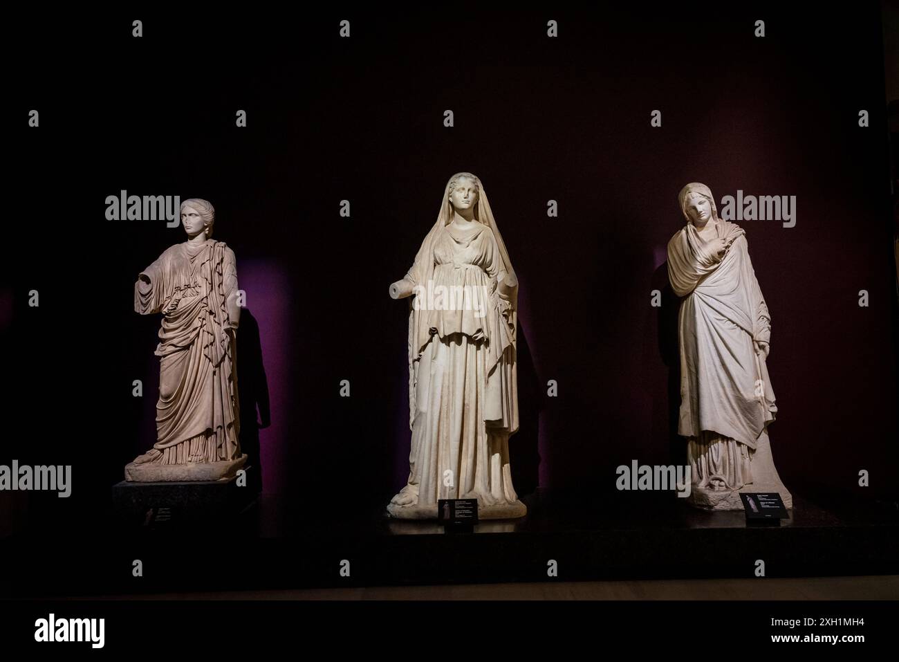 Ancient Greek sculptures, Archaeological Museum, Istanbul, Turkey Stock Photo