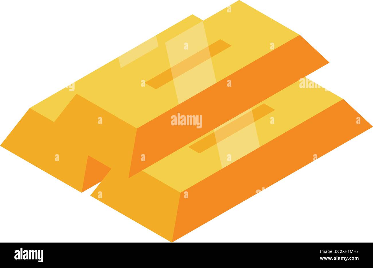 Gold bars stack pile Stock Vector Images - Alamy