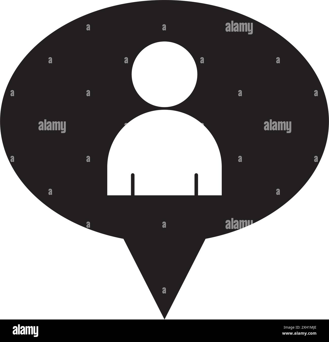speech bubble icon vector design illustration logo template Stock Vector