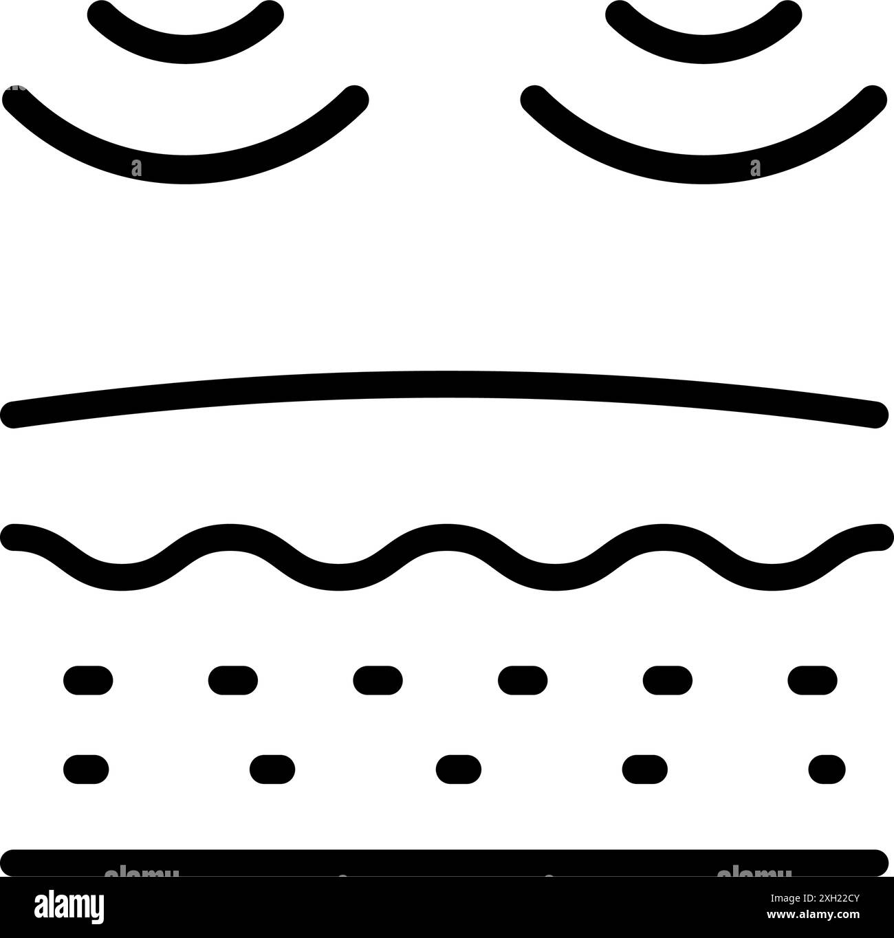 Beauty and cosmetology isolated outline icon. Microcurrent concept line(05)