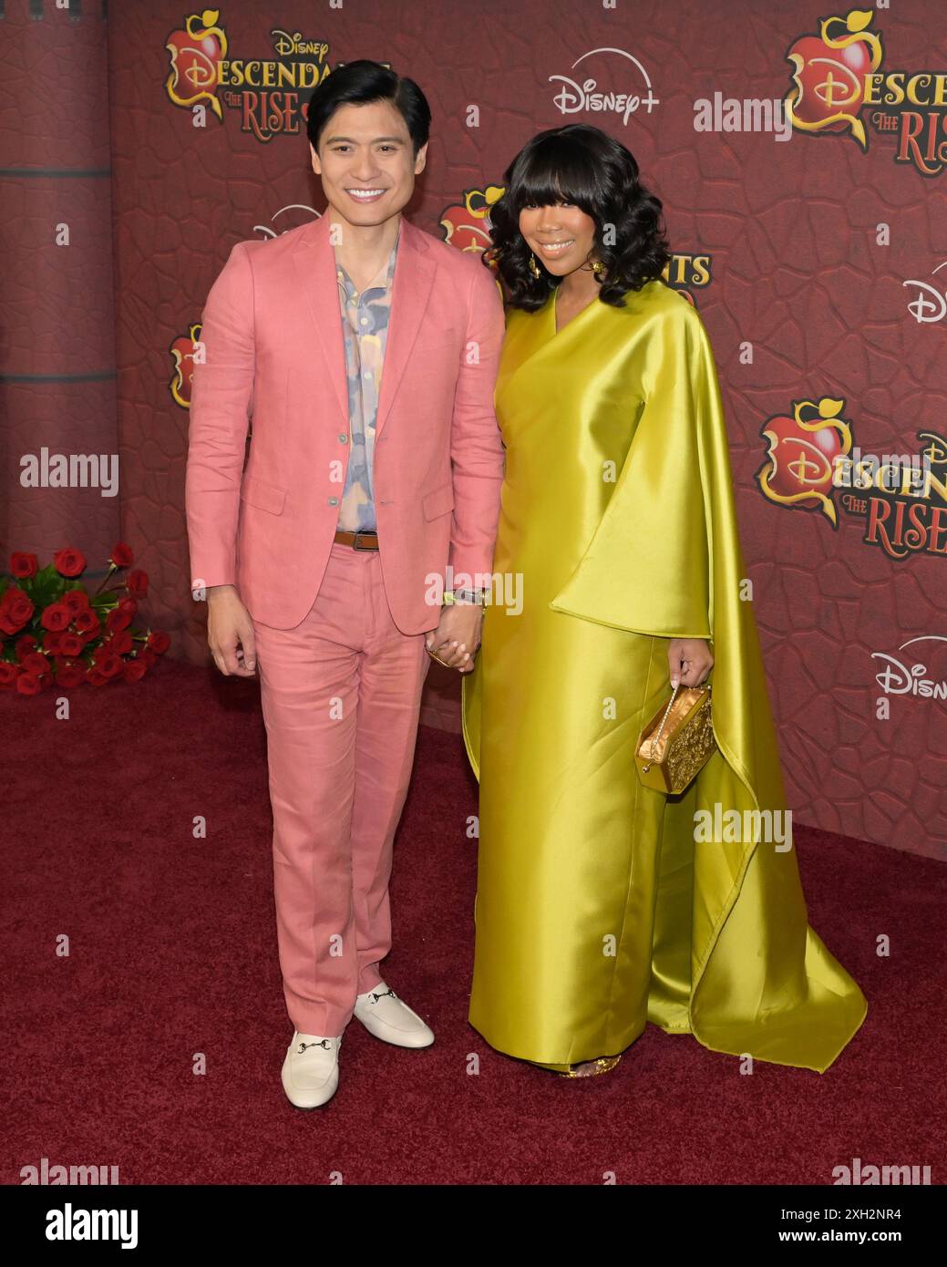 July 10, 2024, Burbank, California, USA Paolo Montalban and Brandy