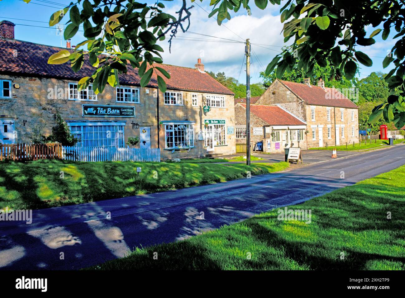 Shops, Hutton Le Hole, North Yorkshire, England Stock Photo - Alamy