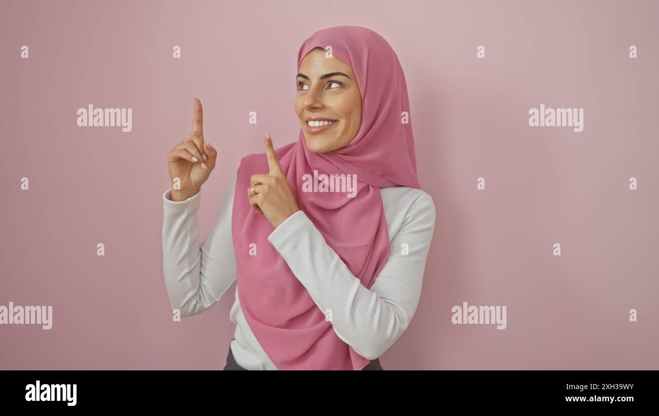 Happy hijab woman positive attitude hi-res stock photography and images ...
