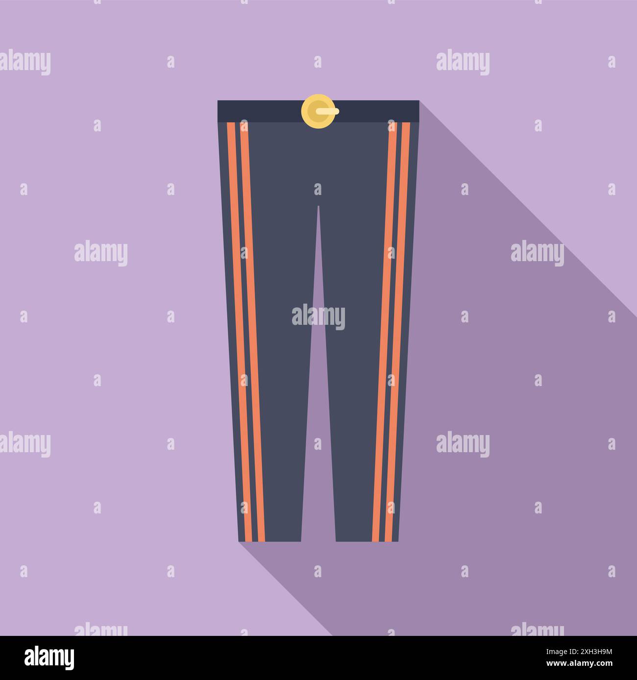 Red and white striped print Pattern Barrel Pants