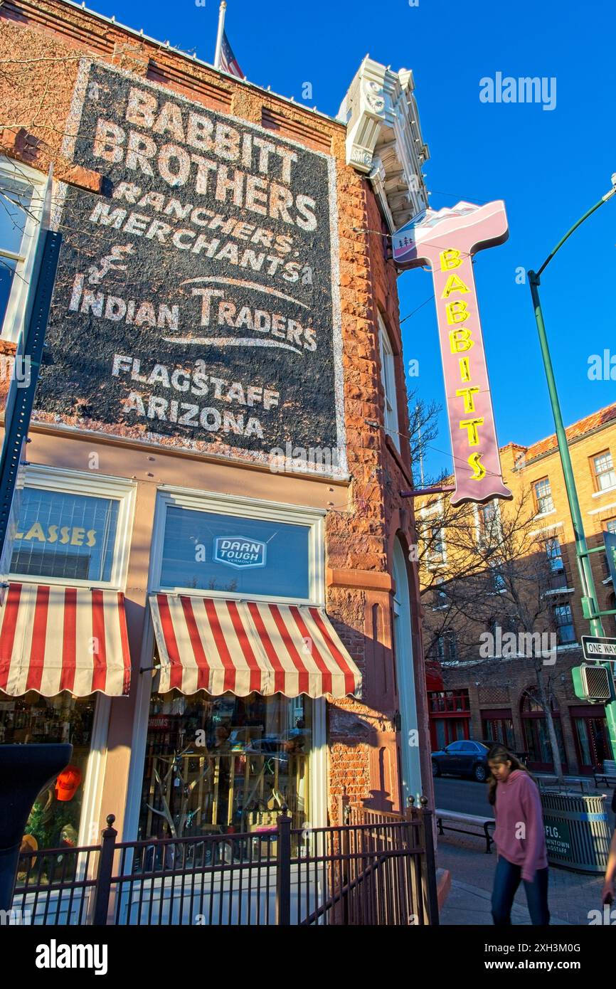 1888 brick Babbitt Brothers trading post, now Babbitt Backcountry ...