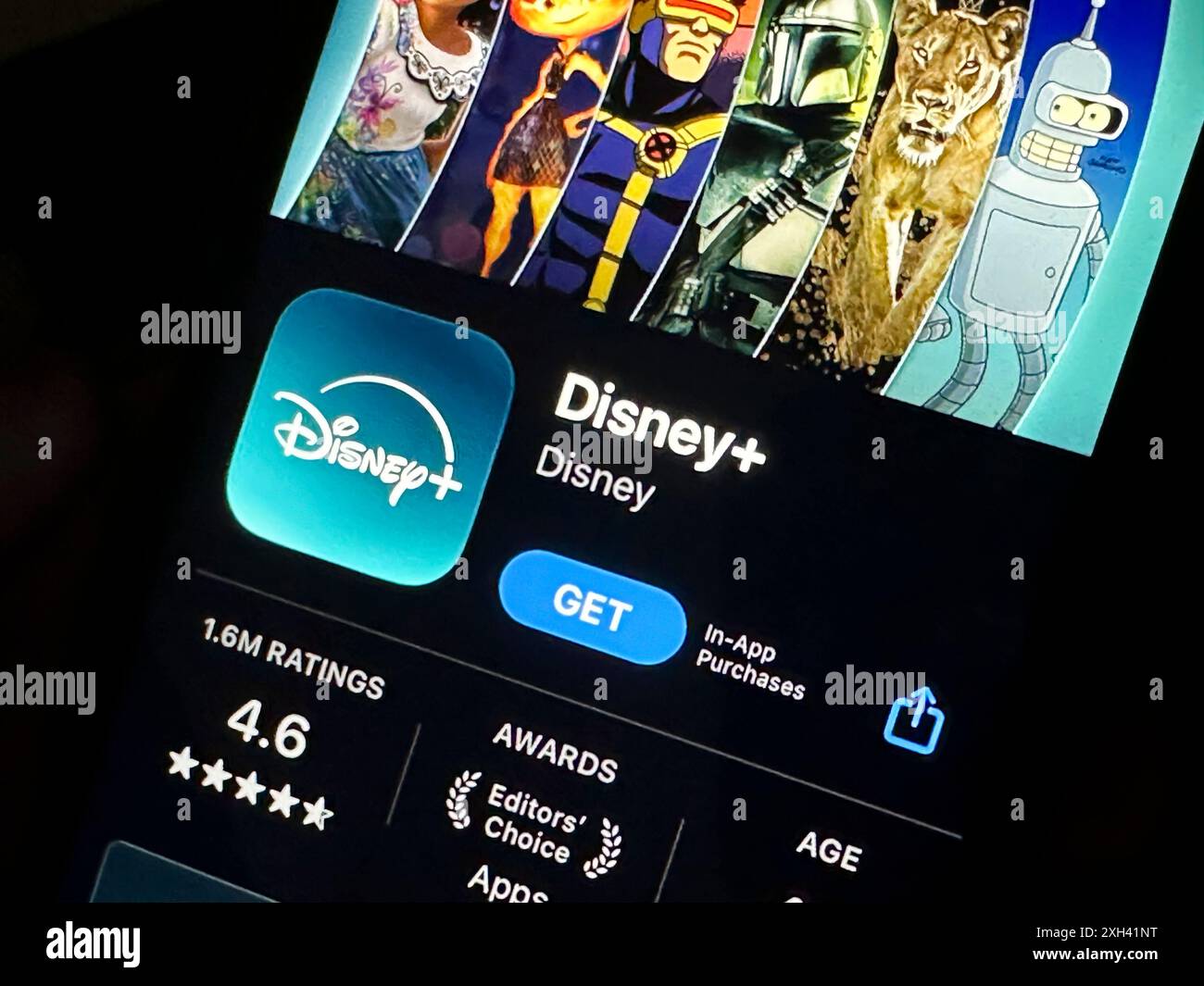 Cupertino, California, USA. 11th July, 2024. Disney App for subscribers ...