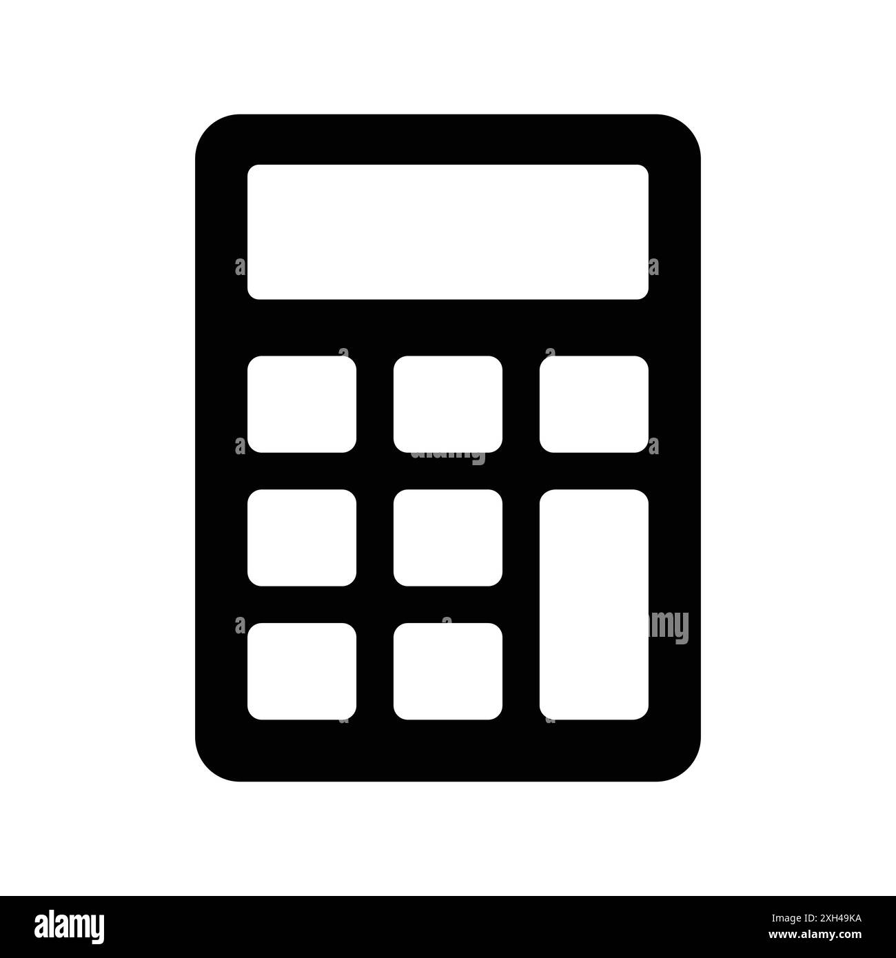 calculator icon vector design template in white background Stock Vector ...