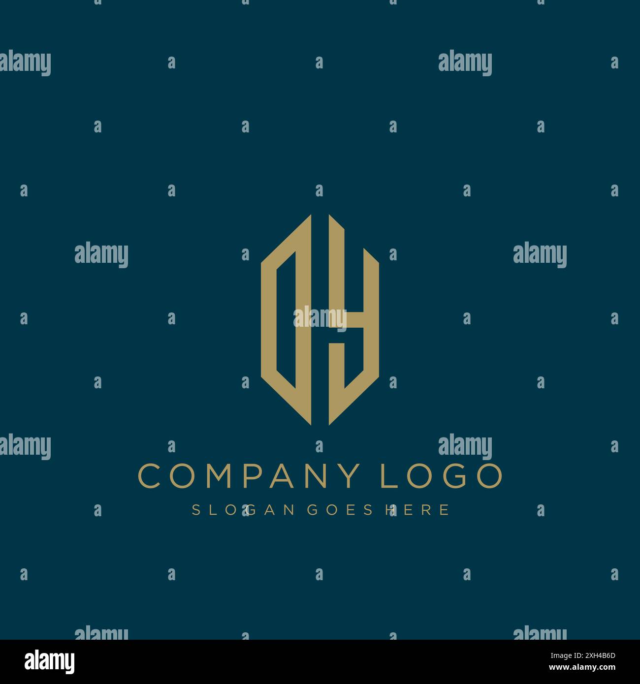 DY Letter logo icon design Stock Vector
