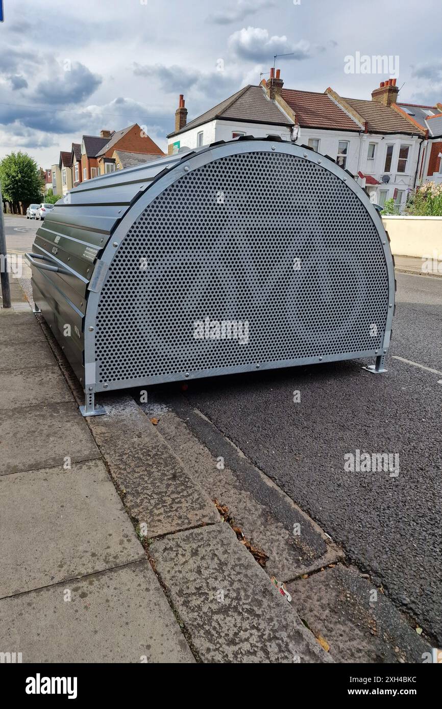 Cycle stand on the public place Stock Photo