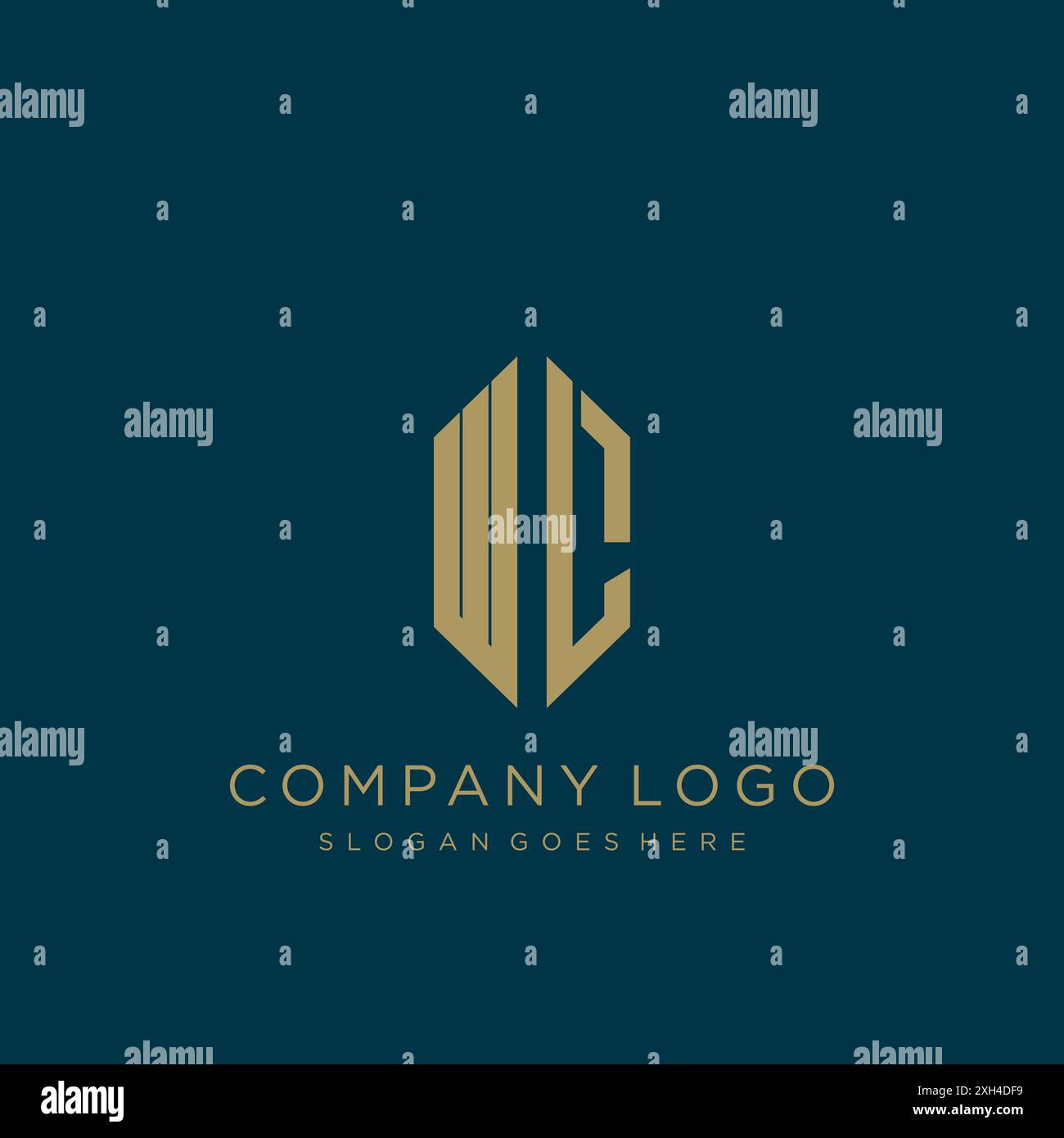WL Letter logo icon design Stock Vector