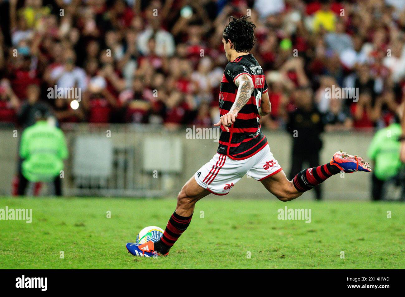 Rio, Brazil - july 11 2024: Pedro player in match between Flamengo vs