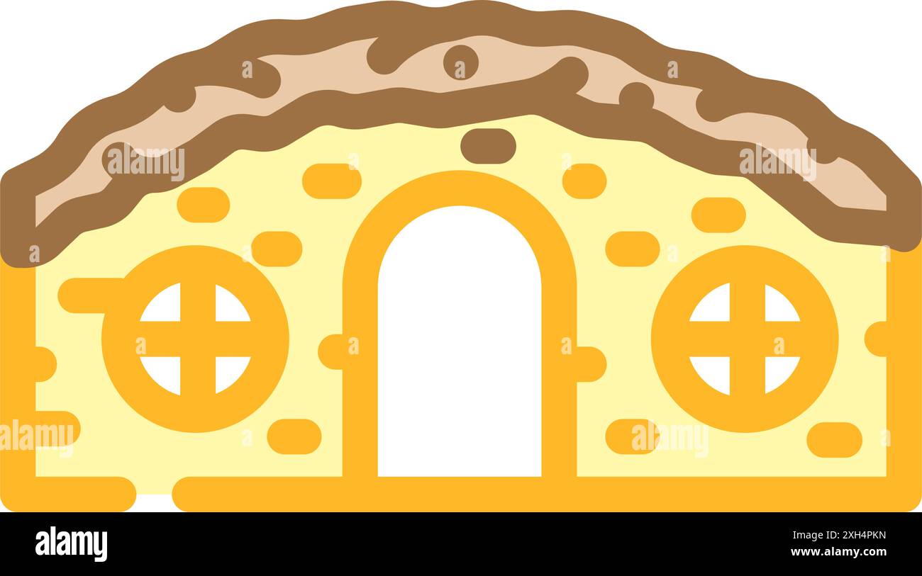 hamster house pet color icon vector illustration Stock Vector Image