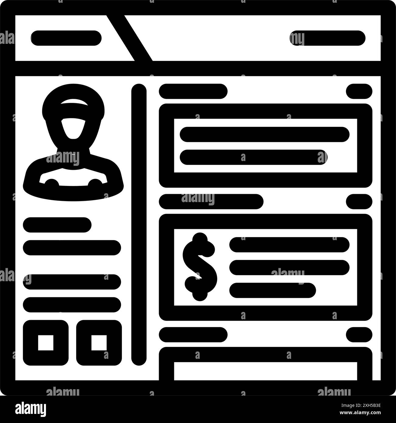 blog monetization line icon vector illustration Stock Vector Image ...