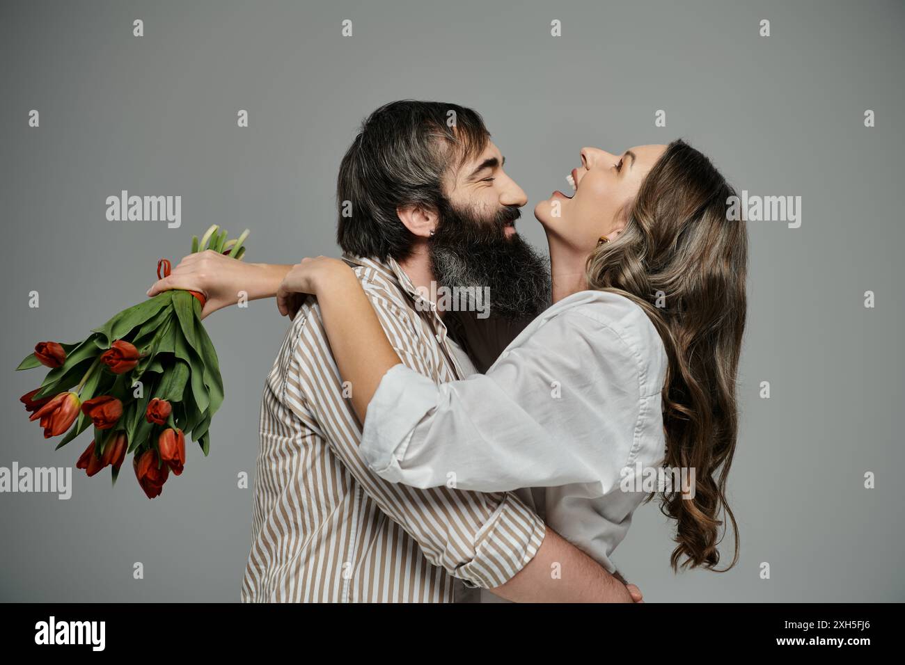 Man feeling a woman up hi-res stock photography and images - Alamy