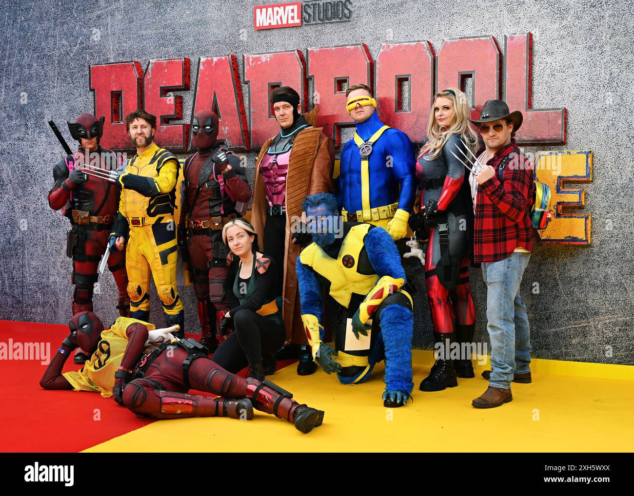 LONDON, ENGLAND - JULY 11 2024: The UK Sneak Peek of 'Deadpool & Wolverine' at Eventim Apollo, Hammersmith, on July 11, 2024 in London, England. ( Credit: See Li/Picture Capital/Alamy Live News Stock Photo