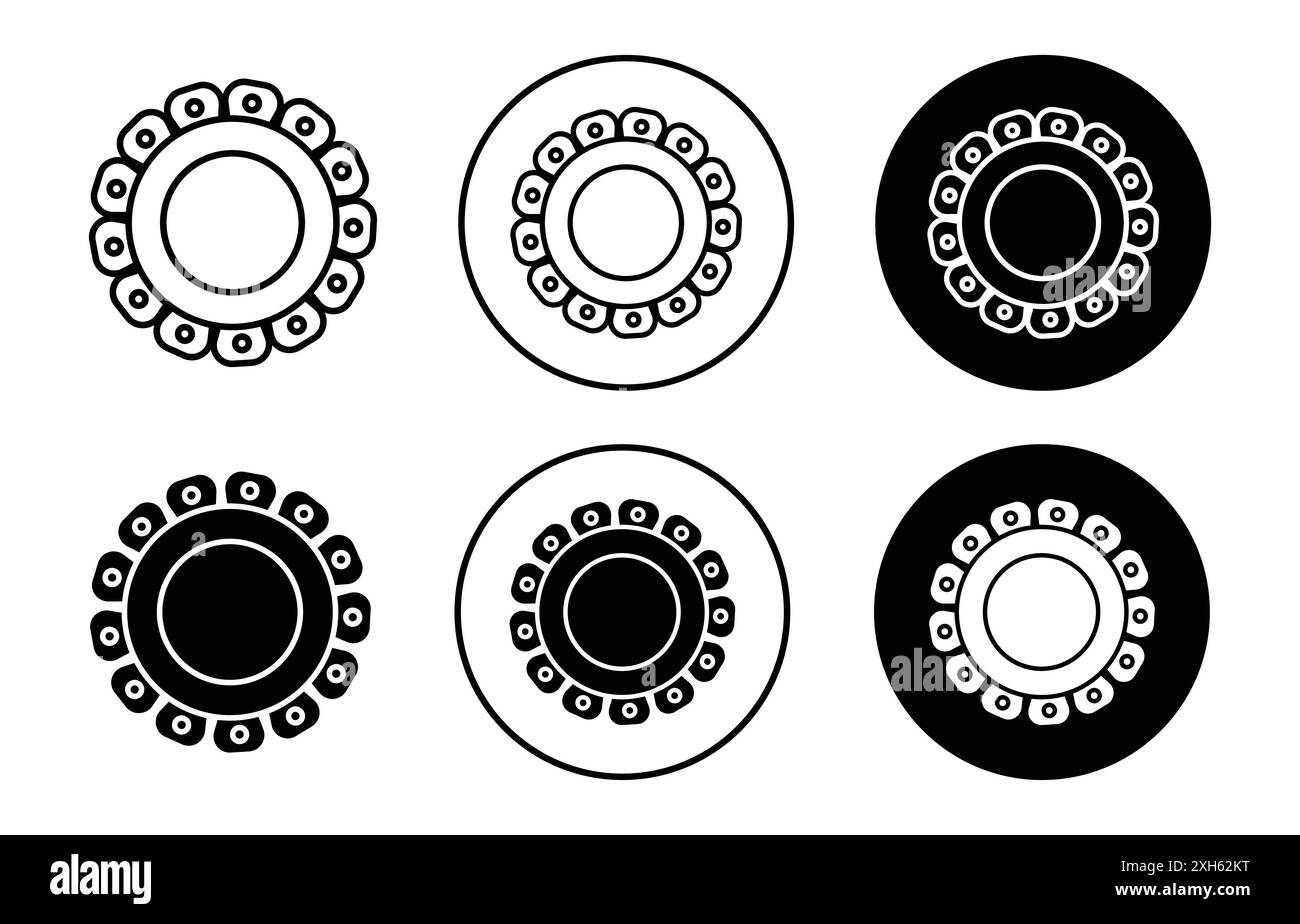 baby teether icon Vector symbol or sign set collection in black and ...