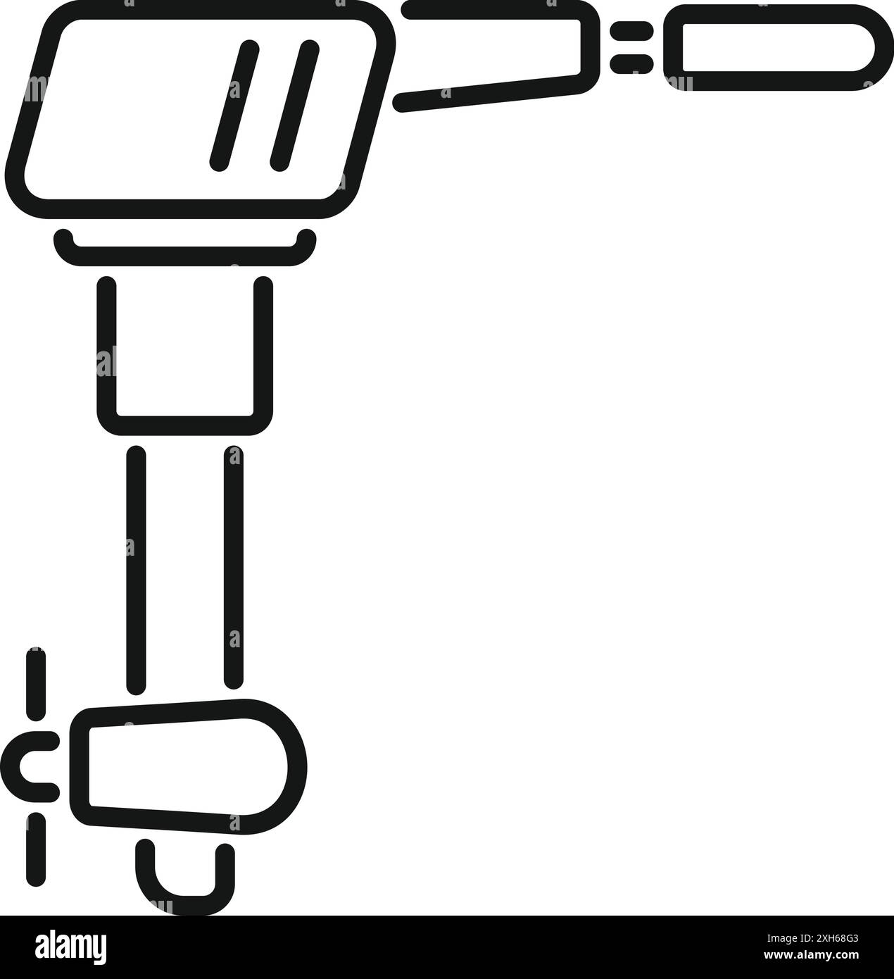 Boat motor is floating and rotating, preparing to propel a vessel ...