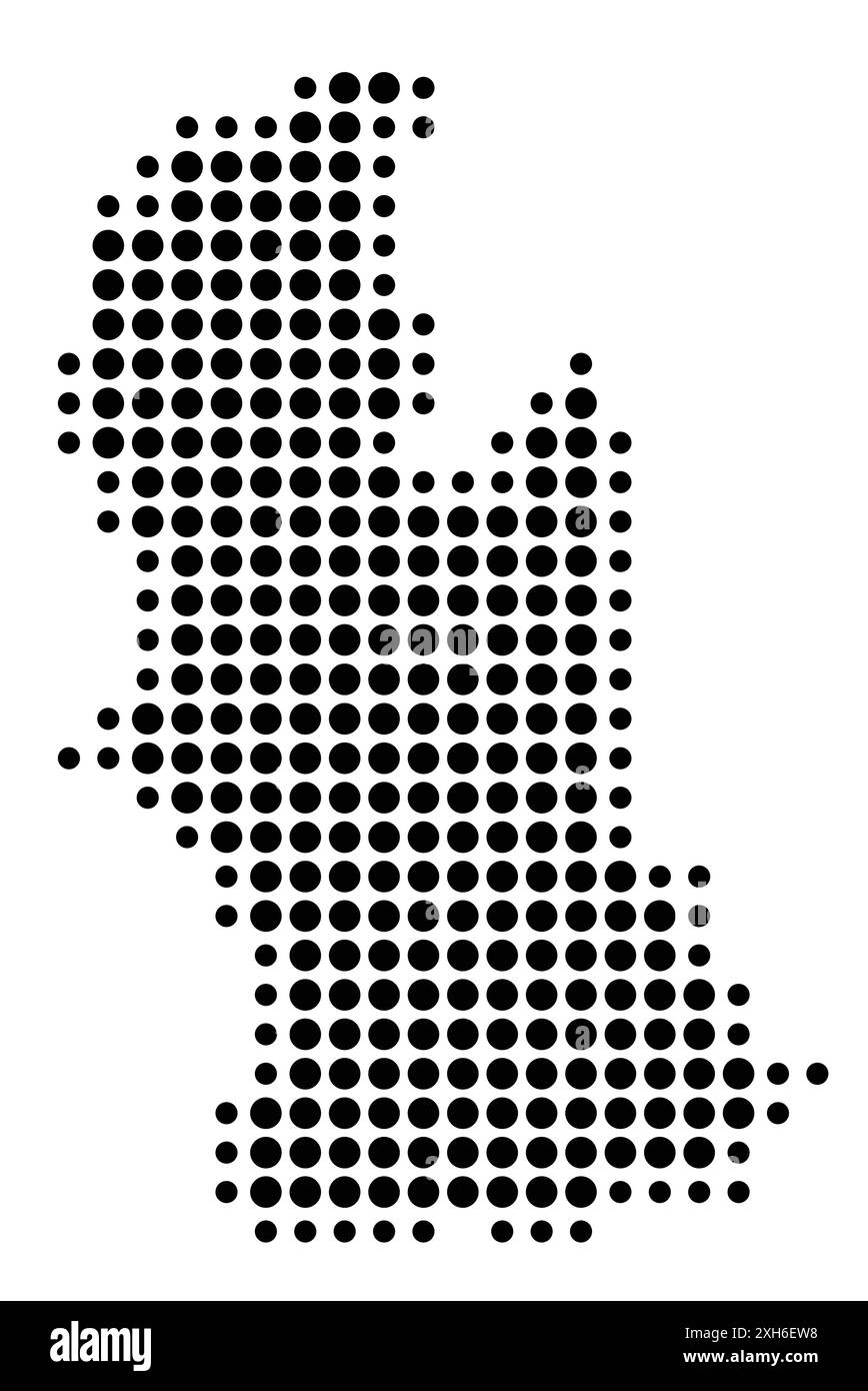 Symbol Map of the Regional Council Manawatu-Wanganui (New Zealand ...