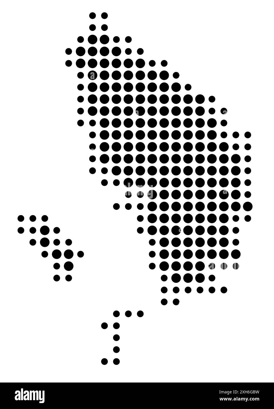 Symbol Map of the Province Sumatera Utara (Indonesia) showing the state ...