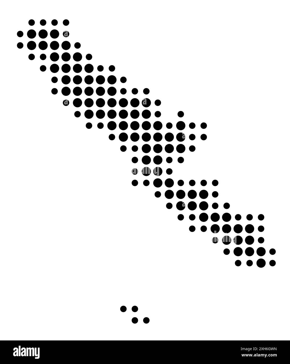 Symbol Map of the Province Bengkulu (Indonesia) showing the state