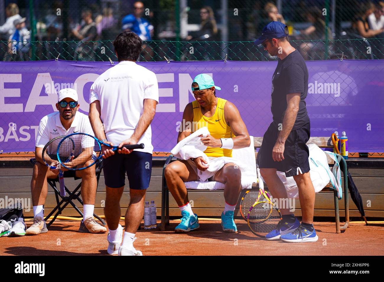 Båstad, WTA 125, Sweden, 07 12 2024, Rafael Nadal during a training