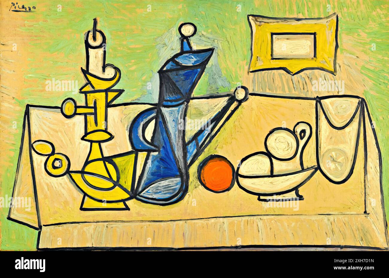 Still Life Nature Morte 1944 Painting By Artist Picasso Pablo 