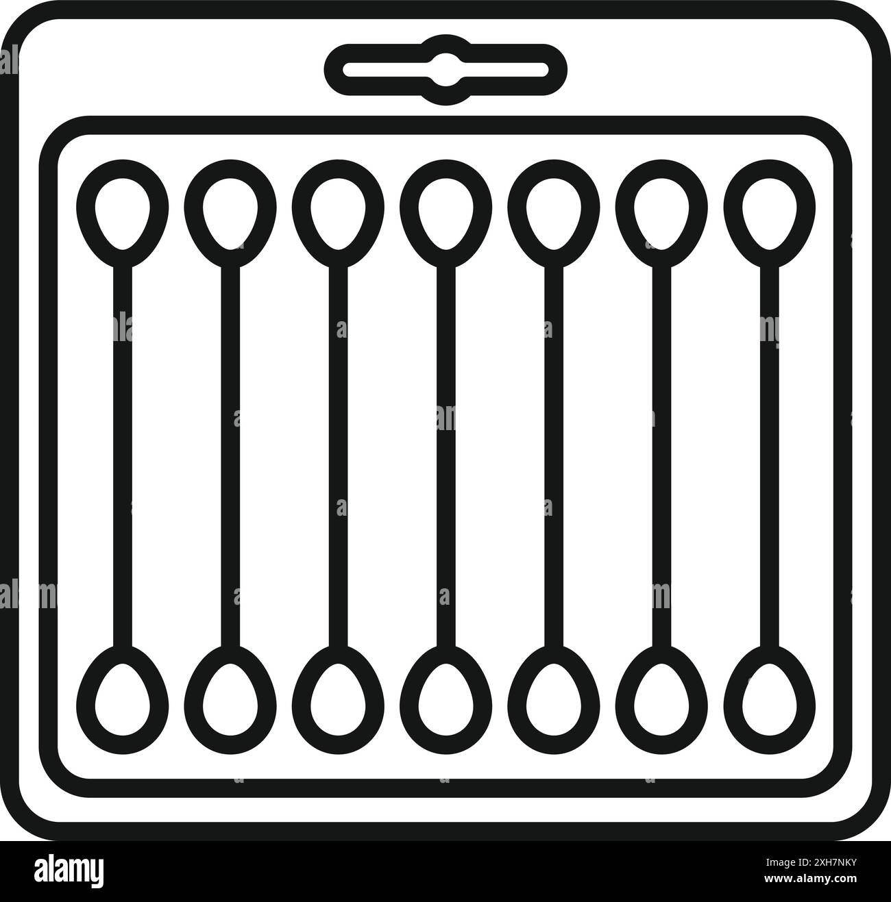 White cotton swabs buds Black and White Stock Photos & Images - Alamy
