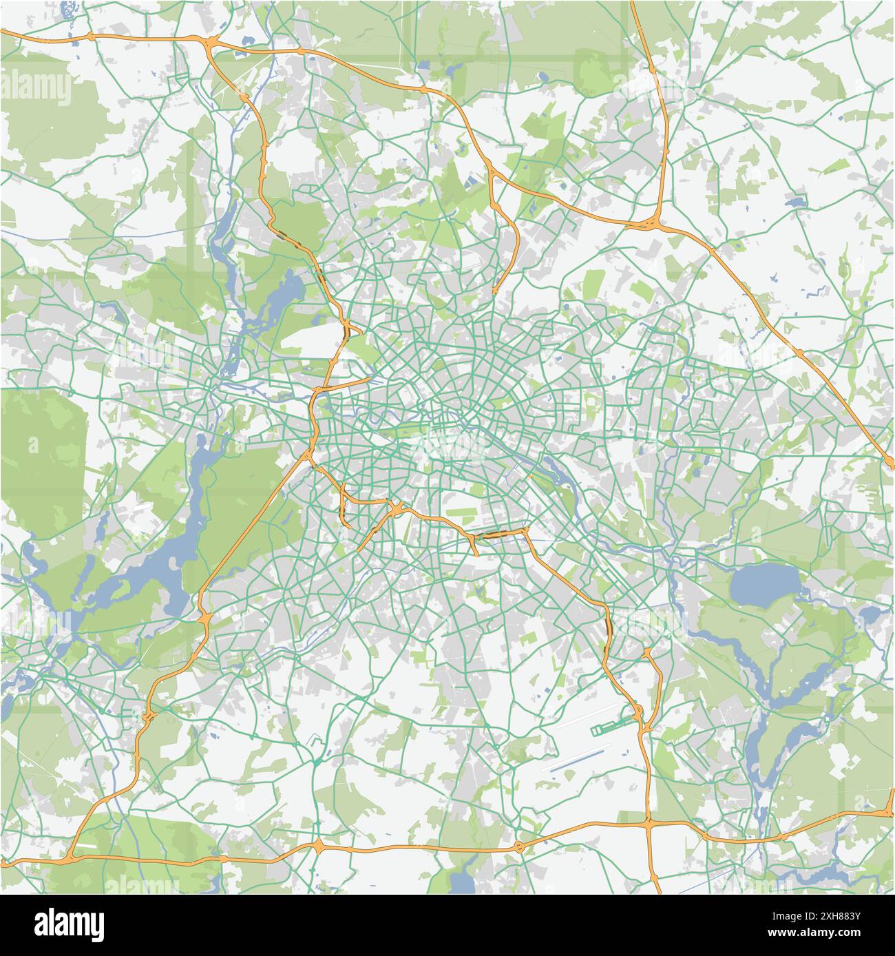 Map of berlin hi-res stock photography and images - Alamy